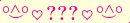 \scriptstyle\rule[2.25ex]{0.01pt}{0.01pt}\,\boldsymbol{\overset{\scriptstyle\circ\wedge\circ}{\smile}\,\heartsuit\,{\displaystyle\text{\bfseries???}}\,\heartsuit\,\overset{\scriptstyle\circ\wedge\circ}{\smile}}\ \rule[-0.25ex]{0.01pt}{0.01pt}