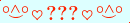 \scriptstyle\rule[2.25ex]{0.01pt}{0.01pt}\,\boldsymbol{\overset{\scriptstyle\circ\wedge\circ}{\smile}\,\heartsuit\,{\displaystyle\text{\bfseries???}}\,\heartsuit\,\overset{\scriptstyle\circ\wedge\circ}{\smile}}\ \rule[-0.25ex]{0.01pt}{0.01pt}