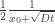 {1\over2}{1\over{x_0+\sqrt{Dt}}} 