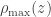 \rho_{\text{max}}(z)