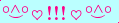 \scriptstyle\rule[2.25ex]{0.01pt}{0.01pt}\,\boldsymbol{\overset{\scriptstyle\circ\wedge\circ}{\smile}\,\heartsuit\,{\displaystyle\text{\bfseries!!!}}\,\heartsuit\,\overset{\scriptstyle\circ\wedge\circ}{\smile}}\ \rule[-0.25ex]{0.01pt}{0.01pt}