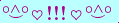 \scriptstyle\rule[2.25ex]{0.01pt}{0.01pt}\,\boldsymbol{\overset{\scriptstyle\circ\wedge\circ}{\smile}\,\heartsuit\,{\displaystyle\text{\bfseries!!!}}\,\heartsuit\,\overset{\scriptstyle\circ\wedge\circ}{\smile}}\ \rule[-0.25ex]{0.01pt}{0.01pt}