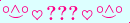 \scriptstyle\rule[2.25ex]{0.01pt}{0.01pt}\,\boldsymbol{\overset{\scriptstyle\circ\wedge\circ}{\smile}\,\heartsuit\,{\displaystyle\text{\bfseries???}}\,\heartsuit\,\overset{\scriptstyle\circ\wedge\circ}{\smile}}\ \rule[-0.25ex]{0.01pt}{0.01pt}